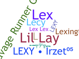 Nama panggilan - lexy