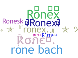 Nama panggilan - Ronex