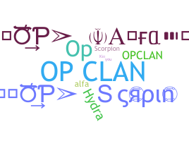 Nama panggilan - OpClan