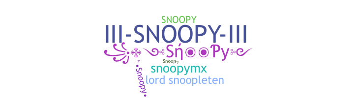 Nama panggilan - Snoopy