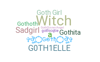Nama panggilan - Goth