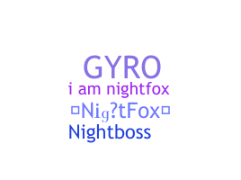 Nama panggilan - NightFox