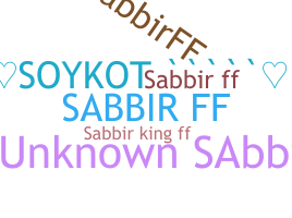 Nama panggilan - SabbirFf
