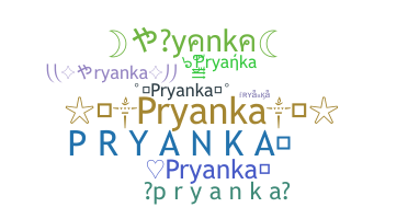 Nama panggilan - Pryanka
