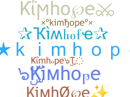 Nama panggilan - kimhope
