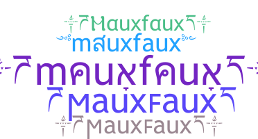 Nama panggilan - mauxfaux