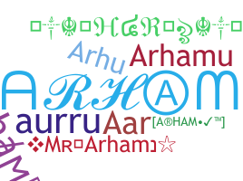 Nama panggilan - Arham