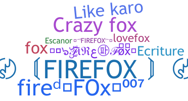 Nama panggilan - Firefox