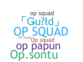 Nama panggilan - OPSquad