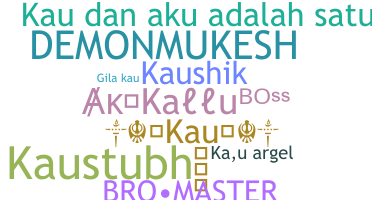 Nama panggilan - Kau