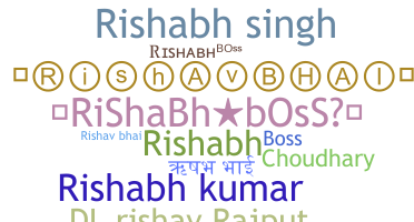 Nama panggilan - Rishabhboss