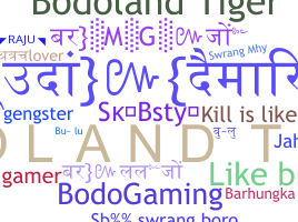 Nama panggilan - Bodoland