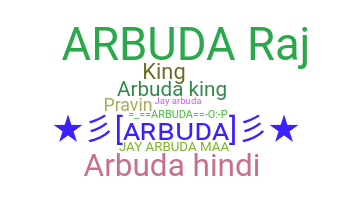 Nama panggilan - Arbuda