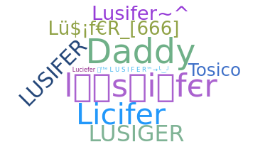 Nama panggilan - lusifer