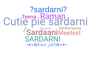 Nama panggilan - Sardarni