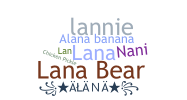 Nama panggilan - Alana