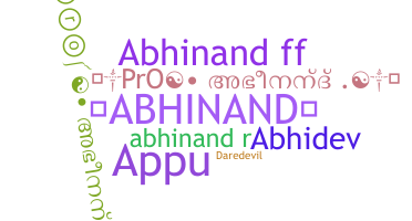 Nama panggilan - Abhinand