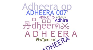 Nama panggilan - adheera