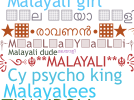 Nama panggilan - Malayali