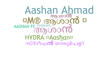 Nama panggilan - Aashan