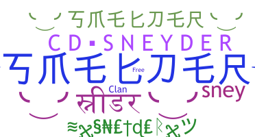 Nama panggilan - Sneyder