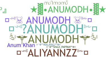 Nama panggilan - Anumodh