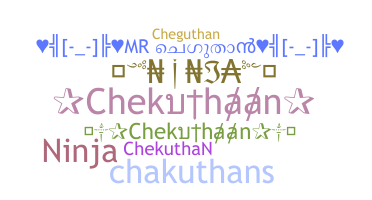 Nama panggilan - Chekuthaan