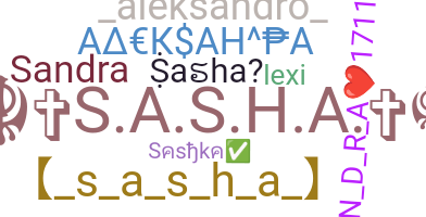 Nama panggilan - Sasha
