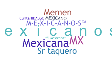 Nama panggilan - Mexicanos