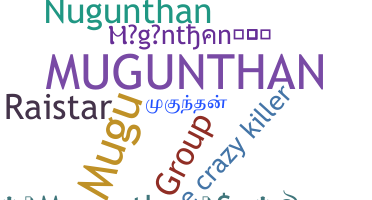 Nama panggilan - Mugunthan