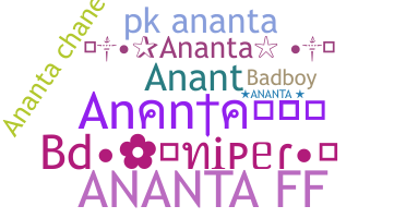 Nama panggilan - Ananta