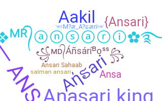Nama panggilan - Ansari