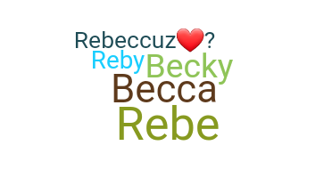 Nama panggilan - Rebecca