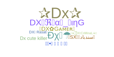 Nama panggilan - DX