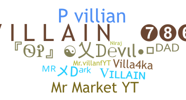 Nama panggilan - villains