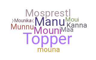 Nama panggilan - Mounika
