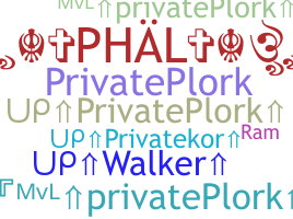 Nama panggilan - Privateplork