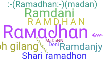 Nama panggilan - Ramadhan