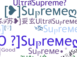 Nama panggilan - UltraSupreme
