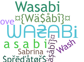 Nama panggilan - Wasabi