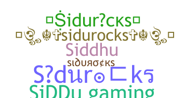 Nama panggilan - Sidurocks