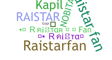 Nama panggilan - RaistarFan