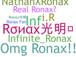 Nama panggilan - ronax