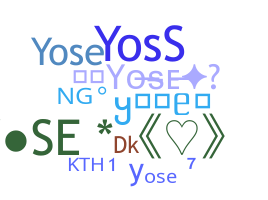 Nama panggilan - yose