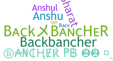 Nama panggilan - backbancher