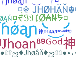 Nama panggilan - Jhoan