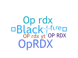 Nama panggilan - OPRDX