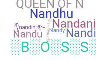Nama panggilan - Nandhini