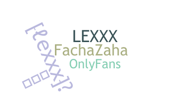 Nama panggilan - lexxx
