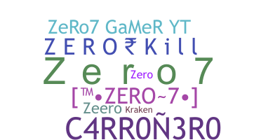 Nama panggilan - Zero7
